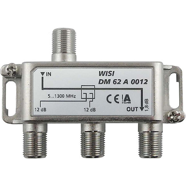 WISI Abzweiger 2f. 5-1300MHz,12dB Cl.A DM 62 A 0012